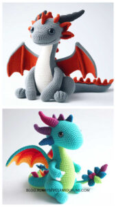 Amigurumi Dragon Crochet Free Pattern - Amigurumi