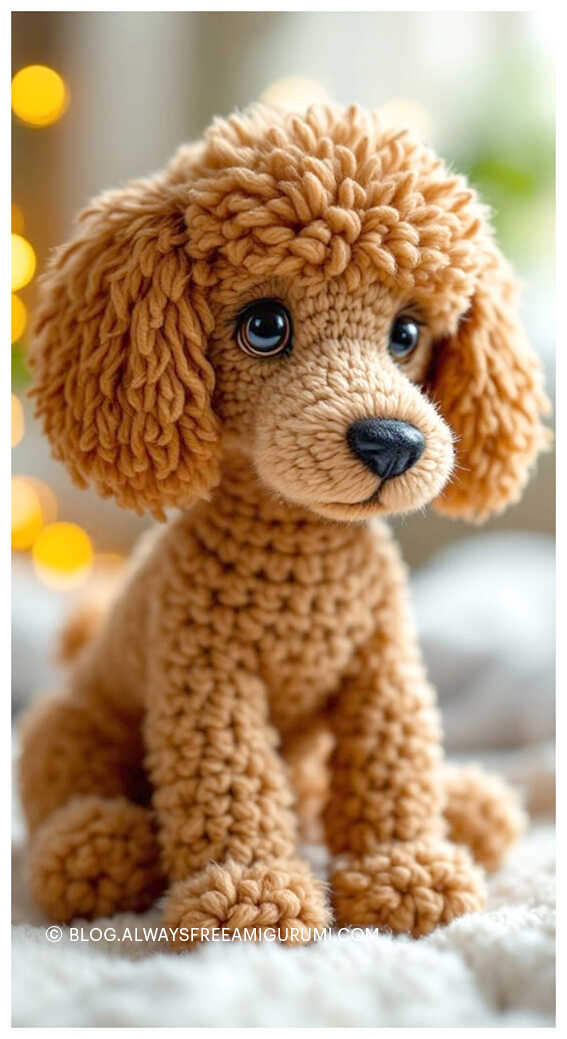 Amigurumi Poodle Dog Free Crochet Pattern - Amigurumi