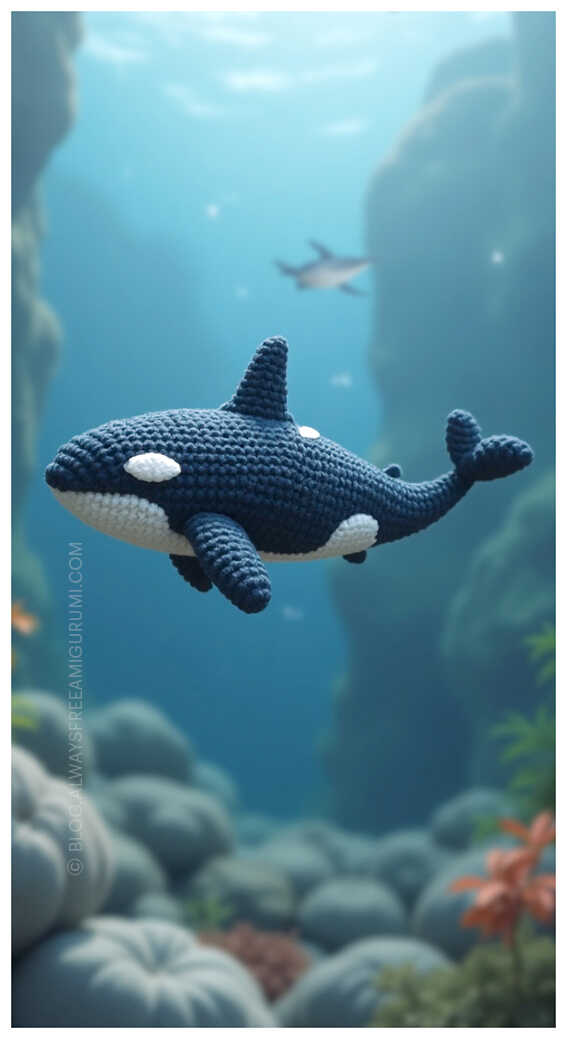 Amigurumi Orca Whale Crochet Free Pattern - Amigurumi