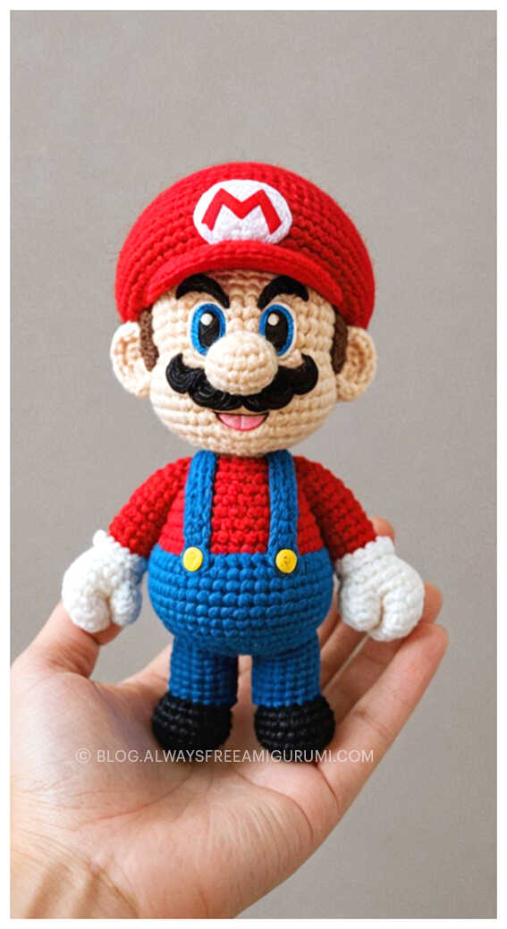 Amigurumi Super Mario Free Crochet Pattern - Amigurumi
