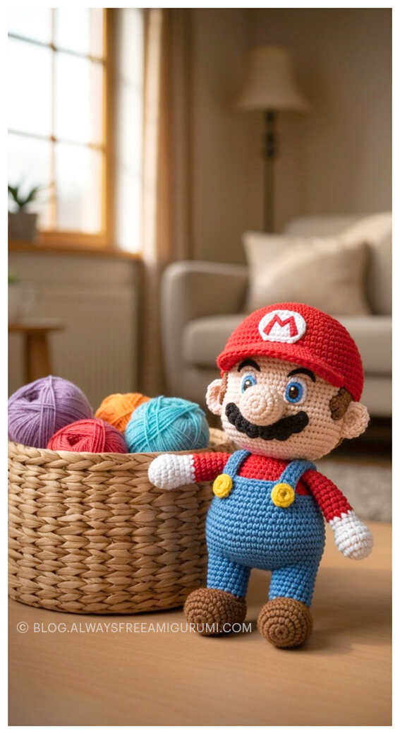 Amigurumi Super Mario Free Crochet Pattern - Amigurumi