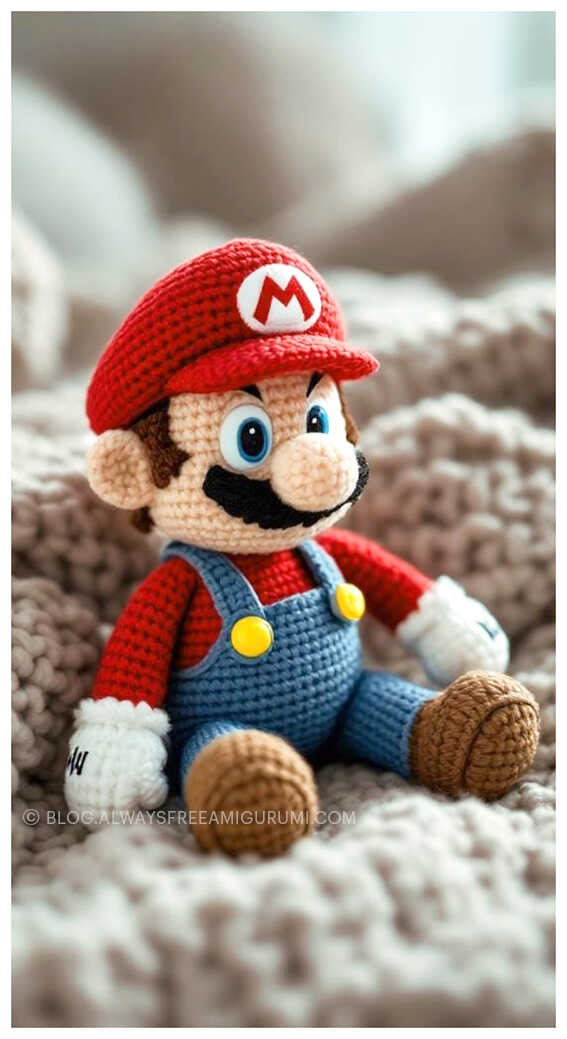 Amigurumi Super Mario Free Crochet Pattern - Amigurumi