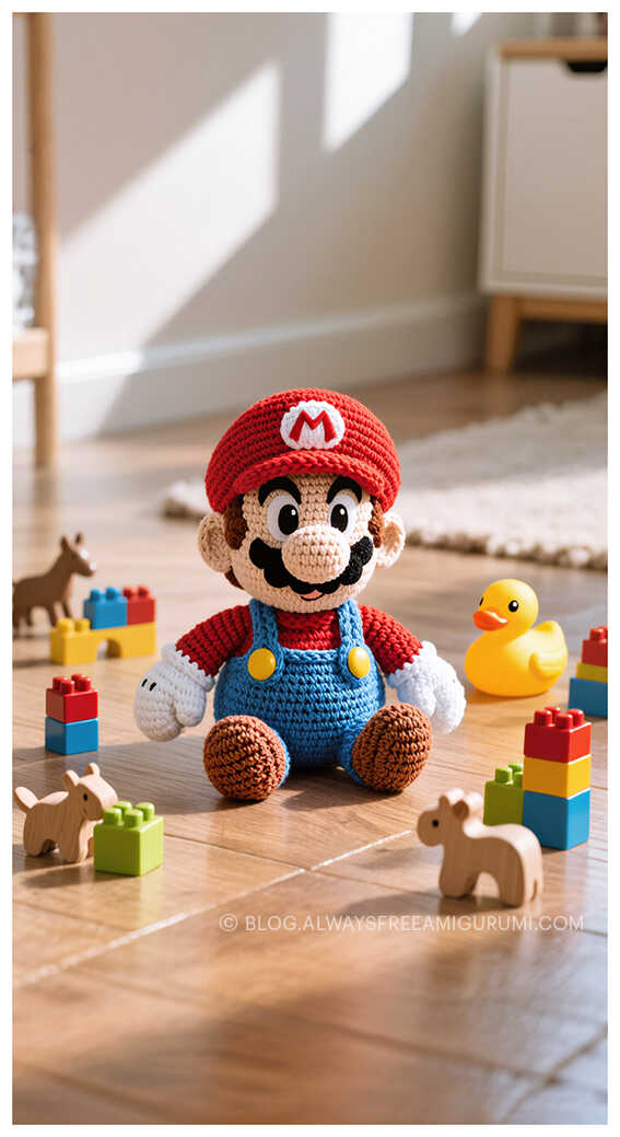 Amigurumi Super Mario Free Crochet Pattern - Amigurumi