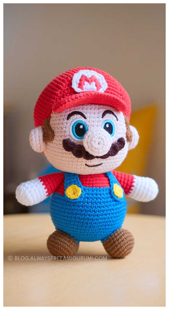 Amigurumi Super Mario Free Crochet Pattern - Amigurumi