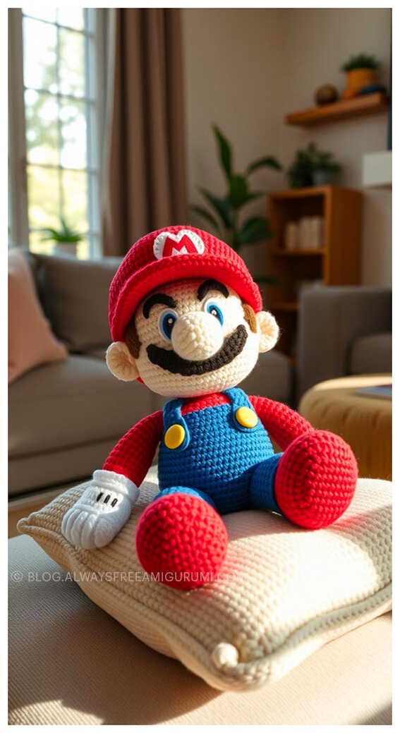 Amigurumi Super Mario Free Crochet Pattern - Amigurumi