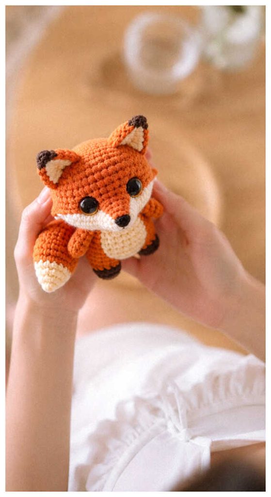 sweet crochet fox amigurumi handmade cute woodland animal toy inspiration