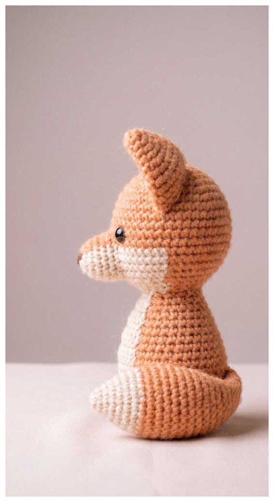 cutest crochet fox amigurumi handmade woodland toy cozy inspiration
