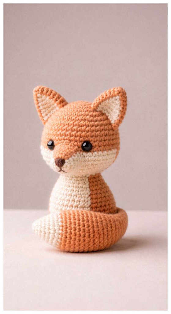 cute fox crochet toy everyone loves handmade woodland amigurumi inspiration
