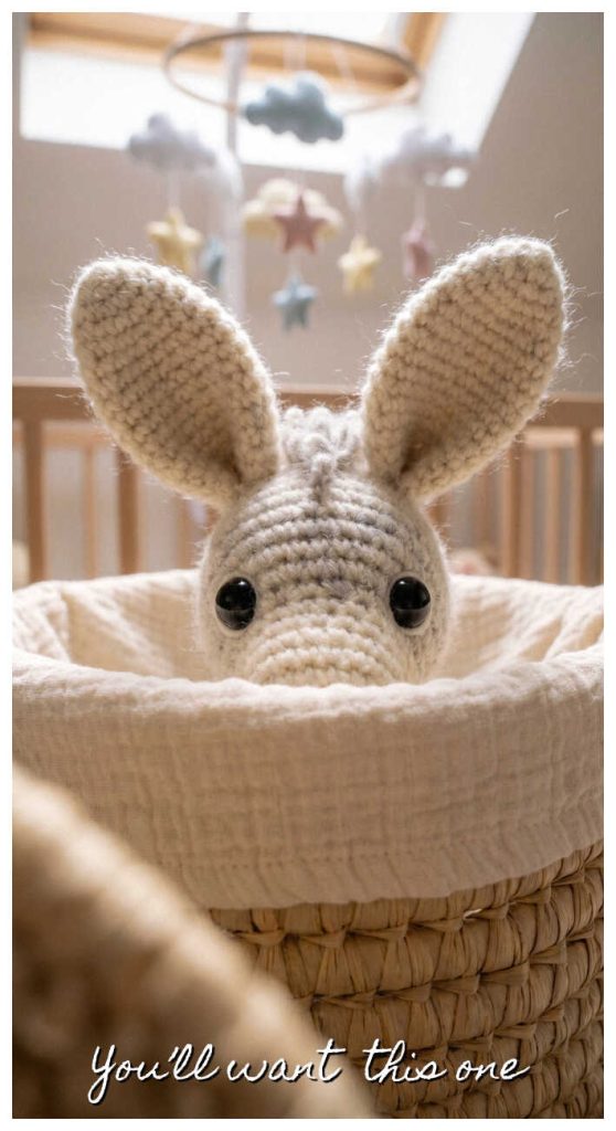 crochet farm animal donkey amigurumi cute handmade toy soft yarn inspiration